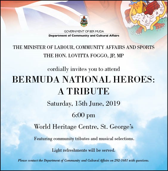 Bermuda National Heroes A Tribute Government of Bermuda